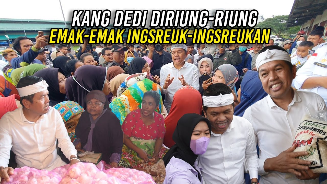 KUNJUNGAN KE PASAR INDUK CIKOPO-KANG DEDI DIKER0Y0K EMAK EMAK PENGUPAS BAWANG