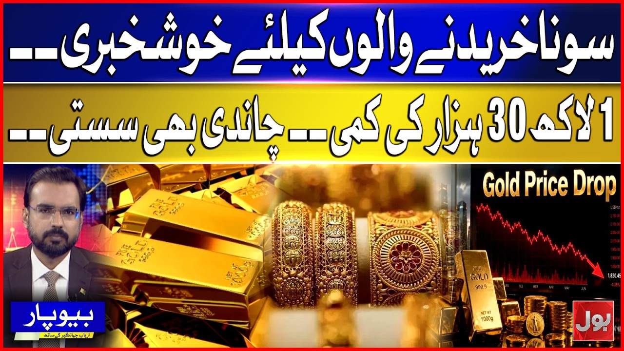 Big Opportunity for Investors | Massive Drop In Gold | Today Gold Rate Update | BOL News