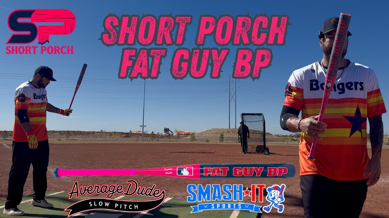 Short Porch Fat Guy BP Pink/Charcoal | Эксклюзив от Smash it Sports | Обзор биты USSSA Slowpitch