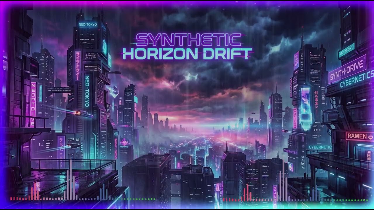 Synthetic Horizon Drift &mdash; Cyberpunk Ambient Synthwave Album  Midnight Circuit
