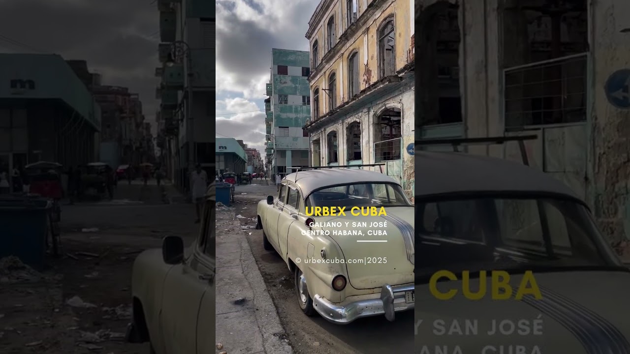 Galiano y San Jos&eacute;, La Habana, Cuba 🇨🇺 Exploraci&oacute;n Urbana con @arqjulioherrera