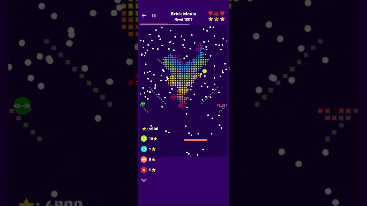 Jugando brick manía parte 25 (nivel 1201 al nivel 1250)