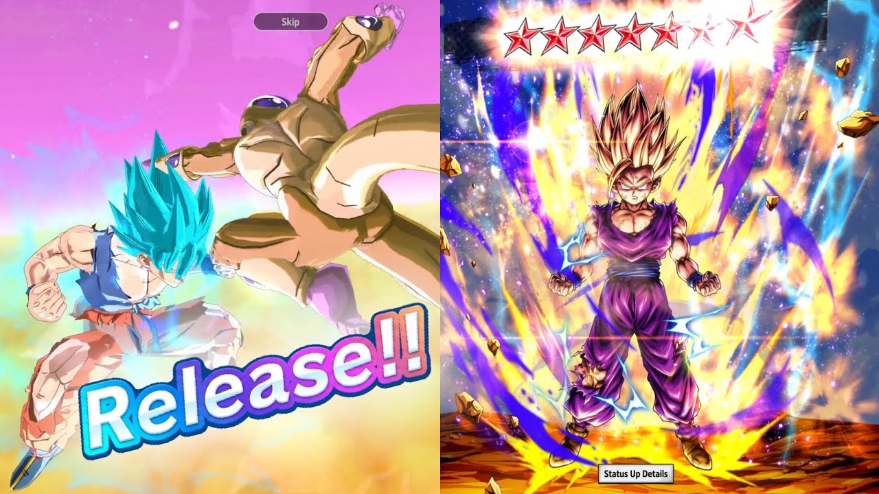 0-14Stars Crazy ULTRA Ssj2 Gohan Summon!!!-Dragon Ball Legends 
