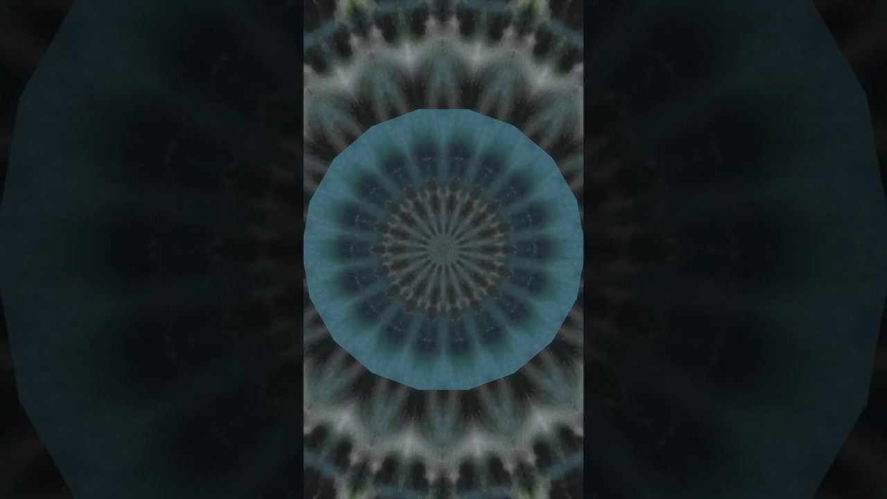 Relaxing Kaleidoscope Visuals Chill Trance Medatation Music Video Focus Satisfying | ArtSpinAI 174