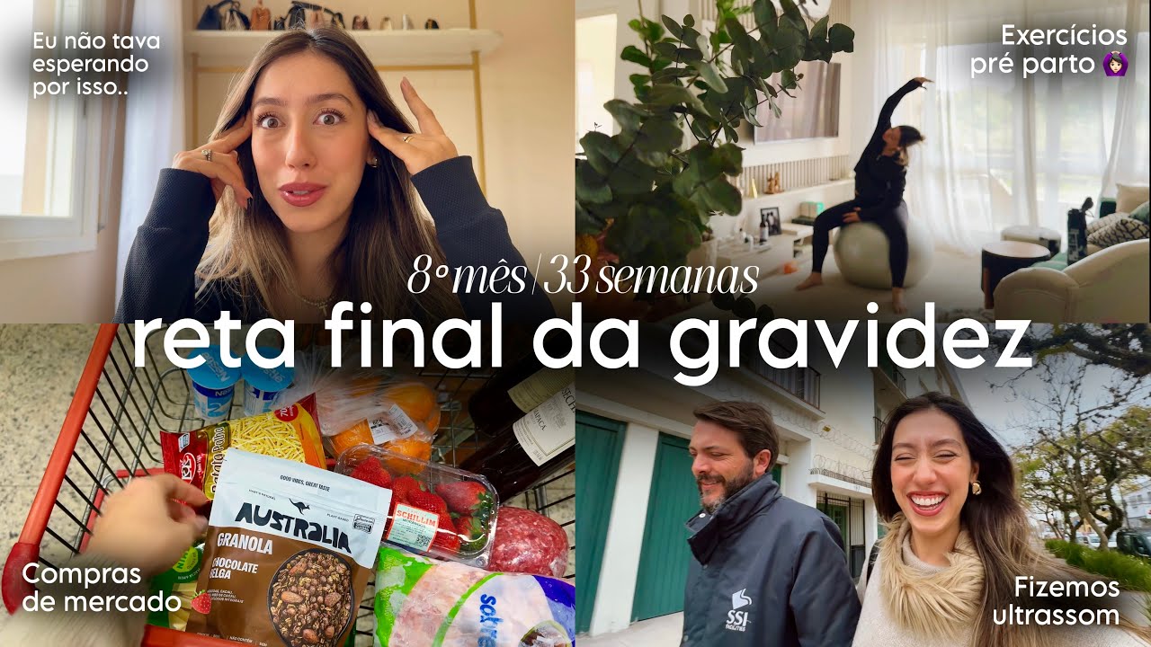 UPDATES da GRAVIDEZ, COMPRINHAS, BATE PAPO, ULTRASSOM, EXERCÍCIOS PARTO, MERCADO e + 🤰🏻🌟 Cacá Anjos