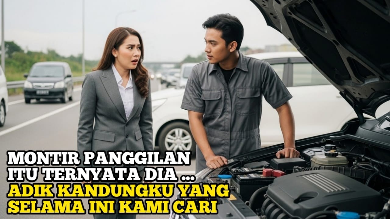 Saat Mobilku Mogok Kupanggil Montir, Kaget Ternyata Montir Panggilan Itu Adik Kandungku yang ku cari