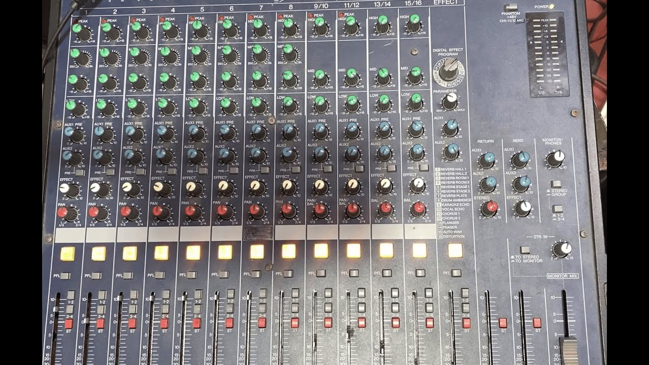 How to repair Yamaha Audio mixer MG166CX?