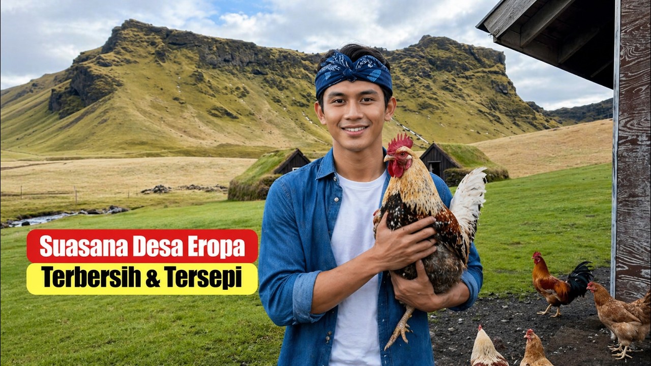 Suasana Desa Eropa Terbersih dan Tersepi Penduduknya Hanya 300 Orang II Fakta Unik Negara Islandia