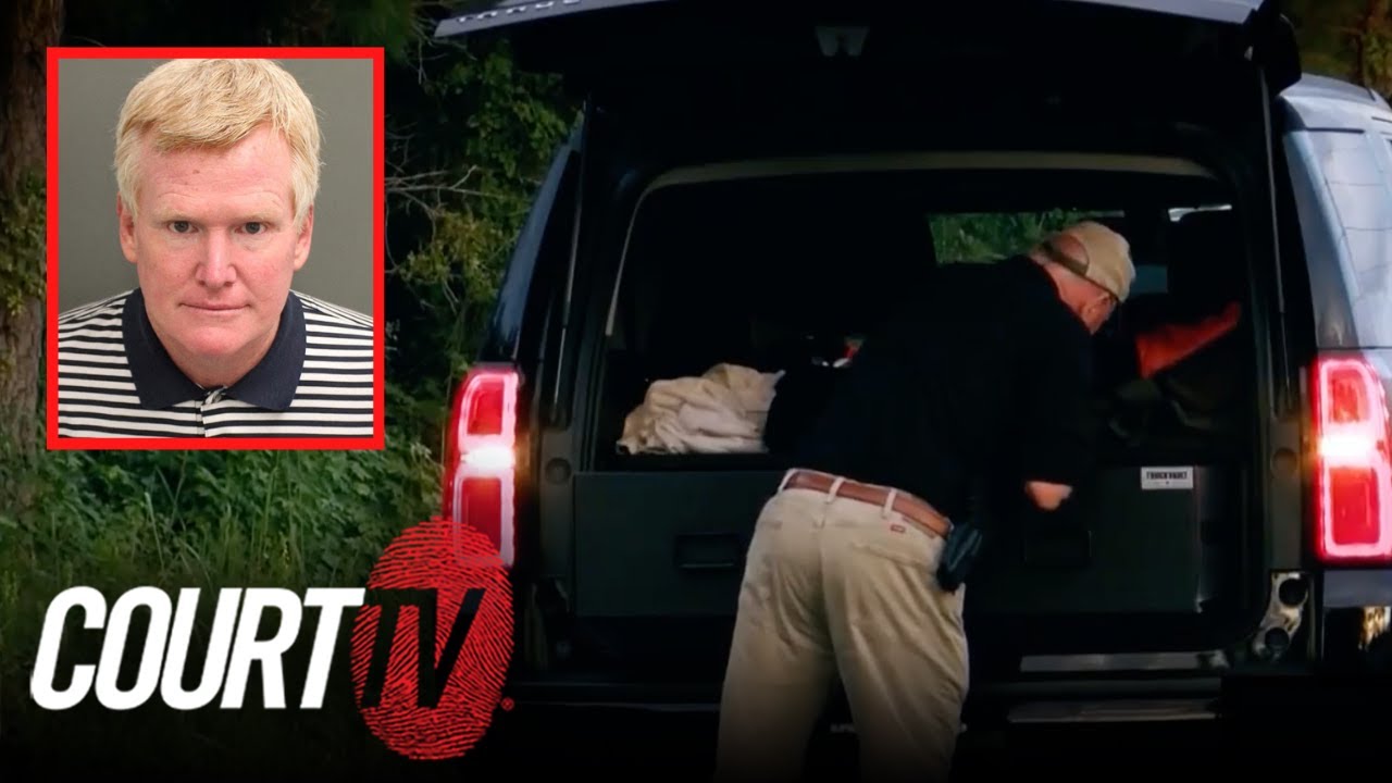 Court TV Visits Scene of Alex Murdaugh Roadside Shooting