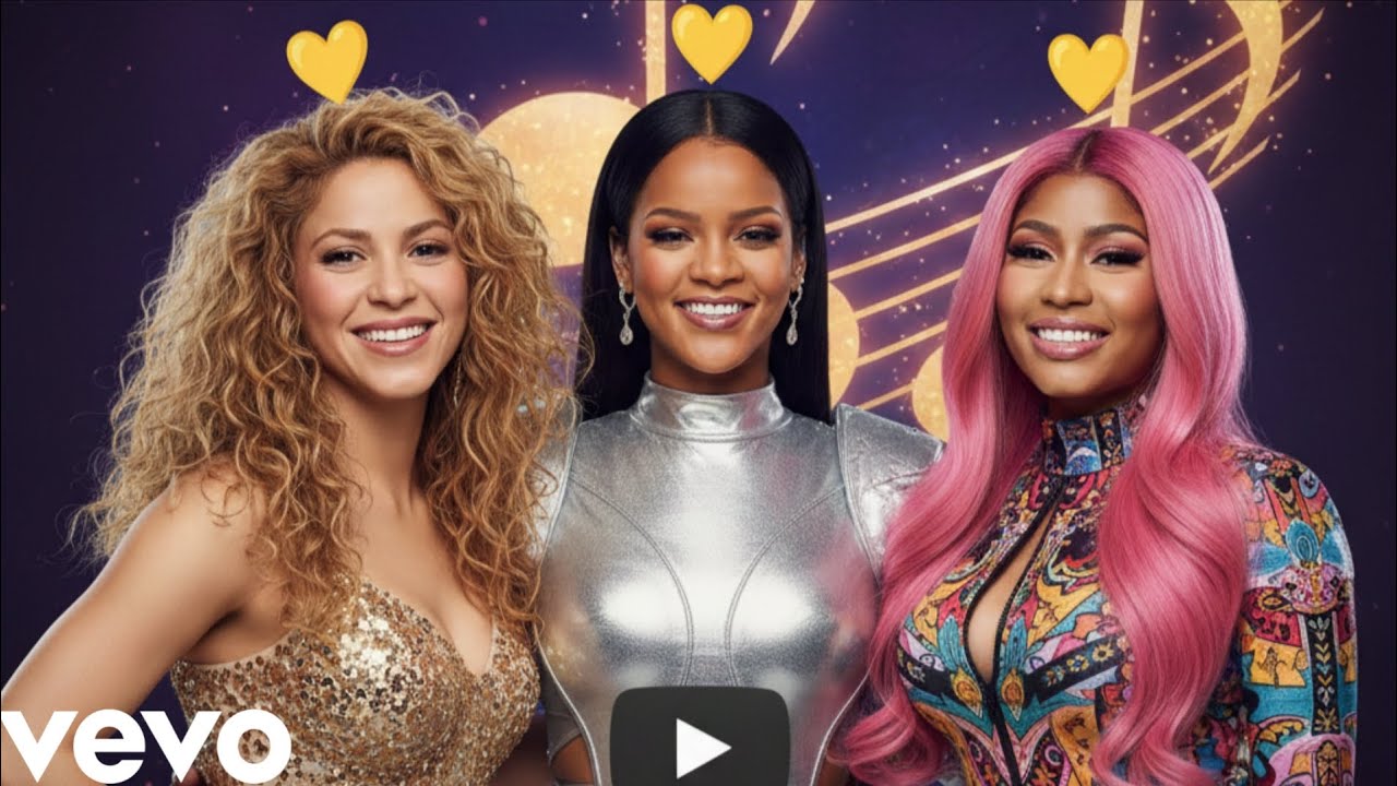 Shakira, Rihanna, Nicki Minaj,“Worldwide Queens (Remix)” (officer video music) 