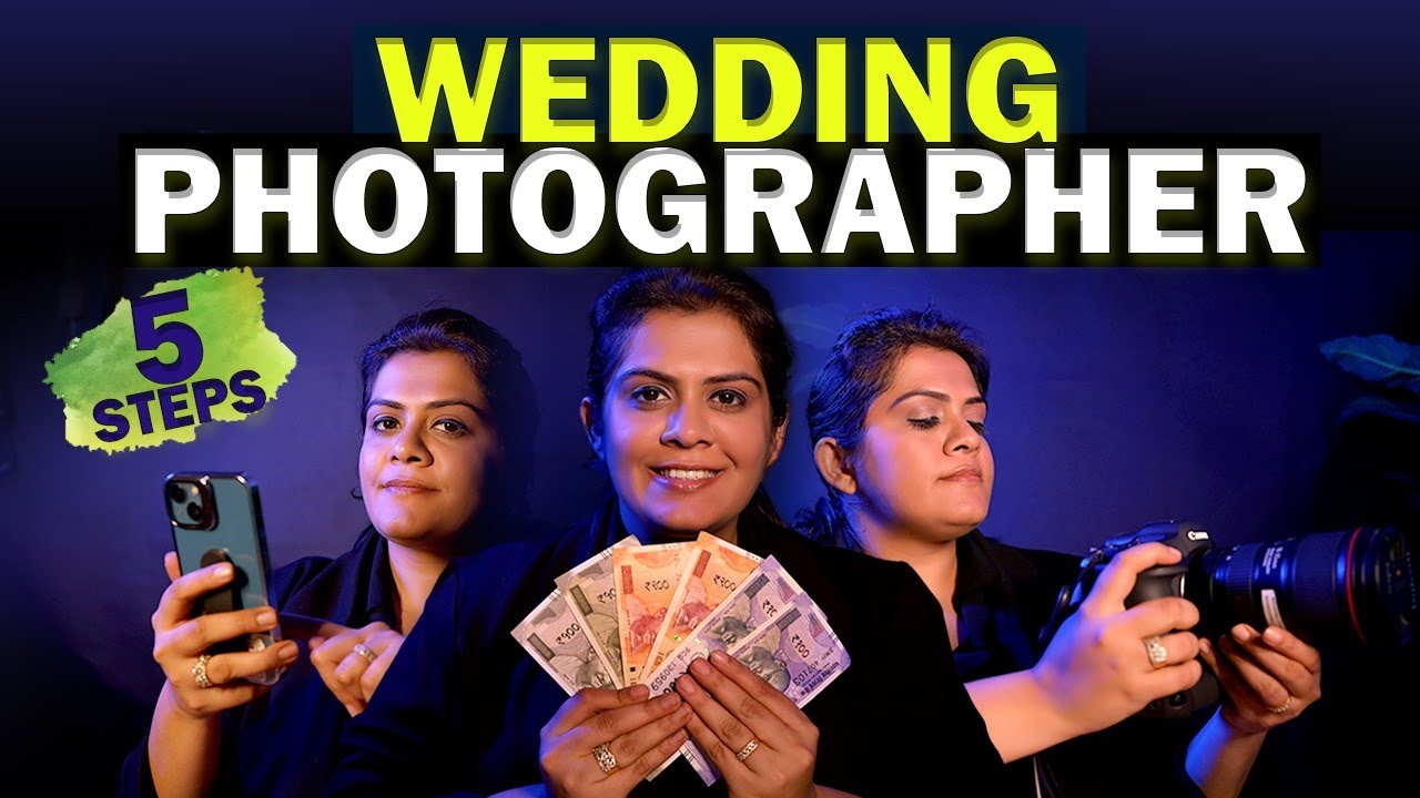 5 Steps to Become Professional WEDDING PHOTOGRAPHER 📸Sharing Experience of 10 years!