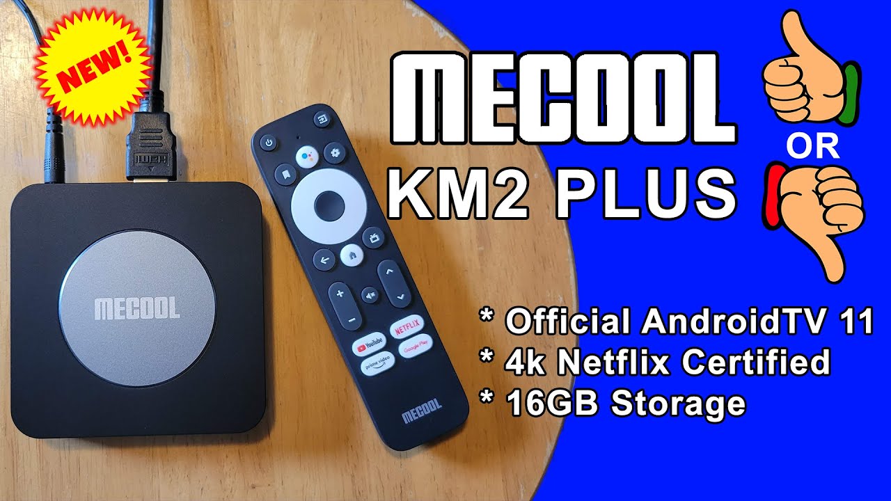 😀NEW!!  MeCool KM2 PLUS AndroidTV Box - Watch Before you BUY!