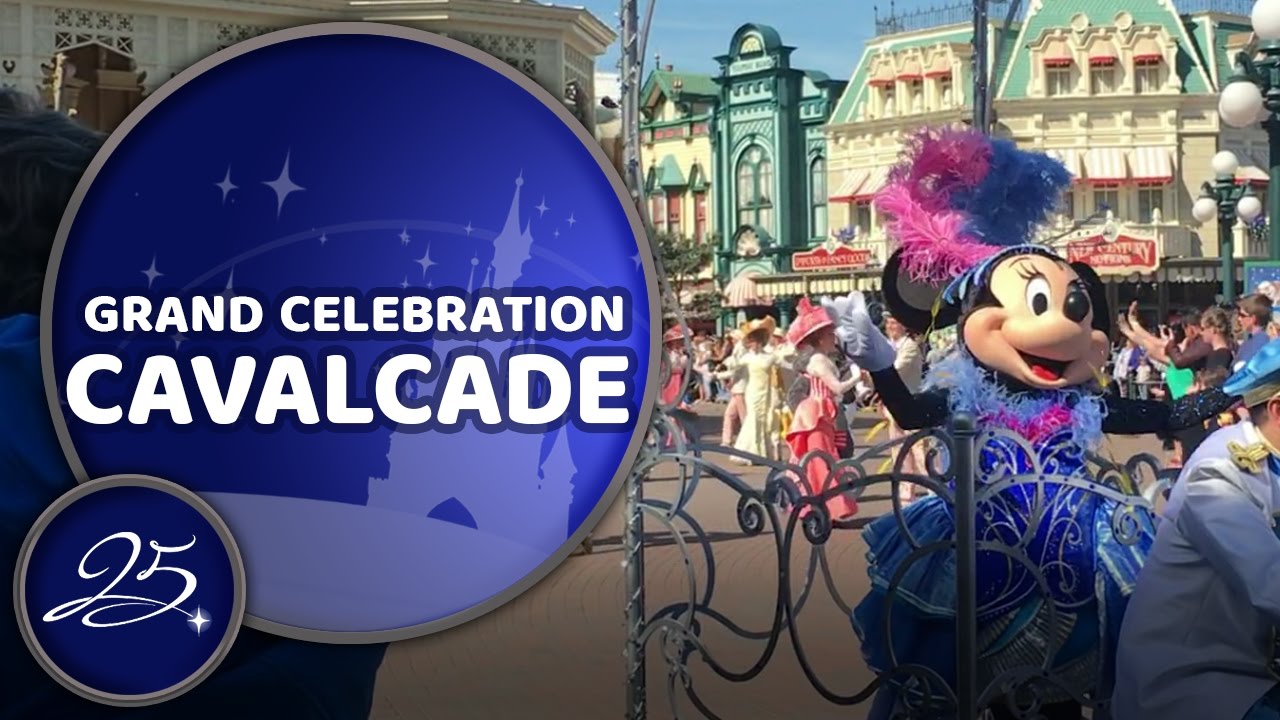 Disneyland Paris 25th Anniversary Grand Celebration Cavalcade - 12th April 2017