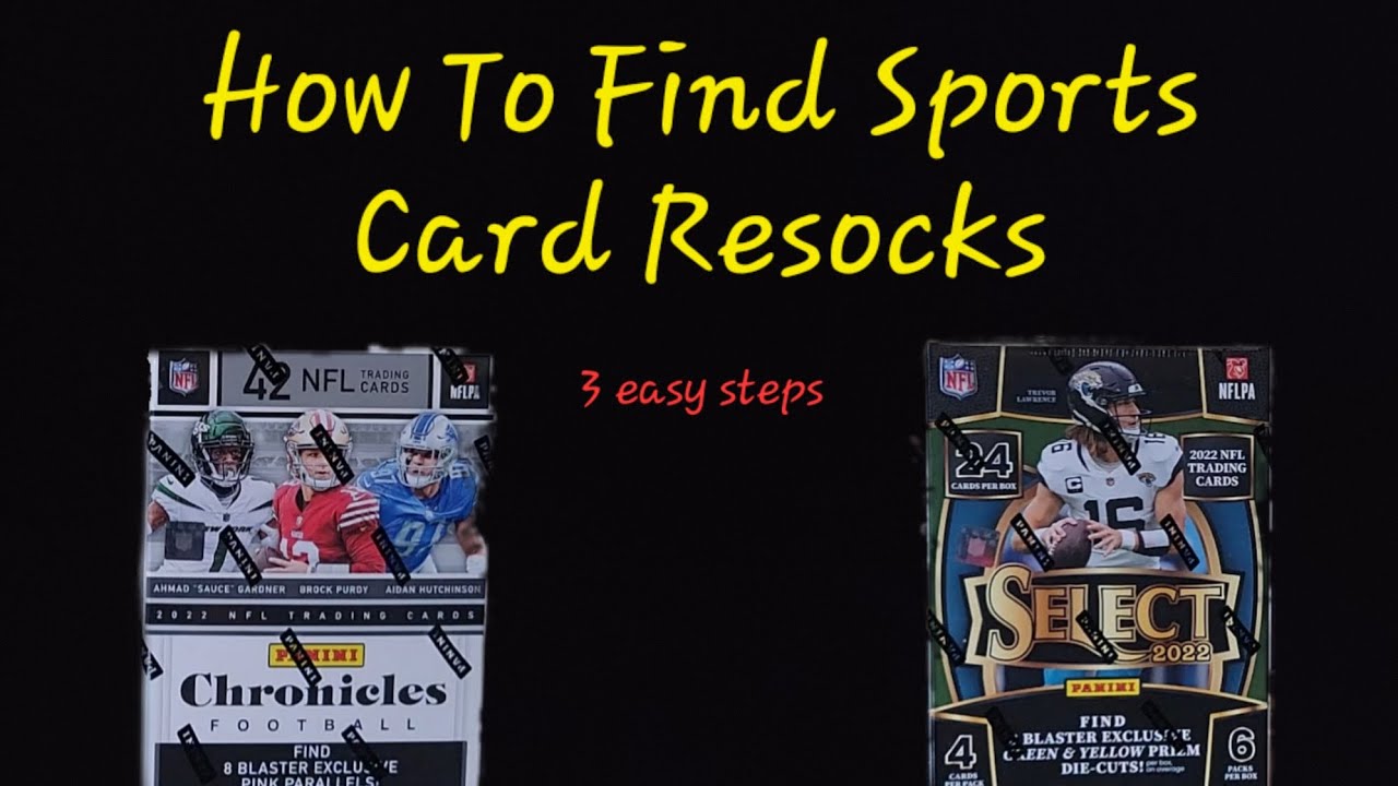 How To Find Sports Card Restocks! 3 Easy Steps!
