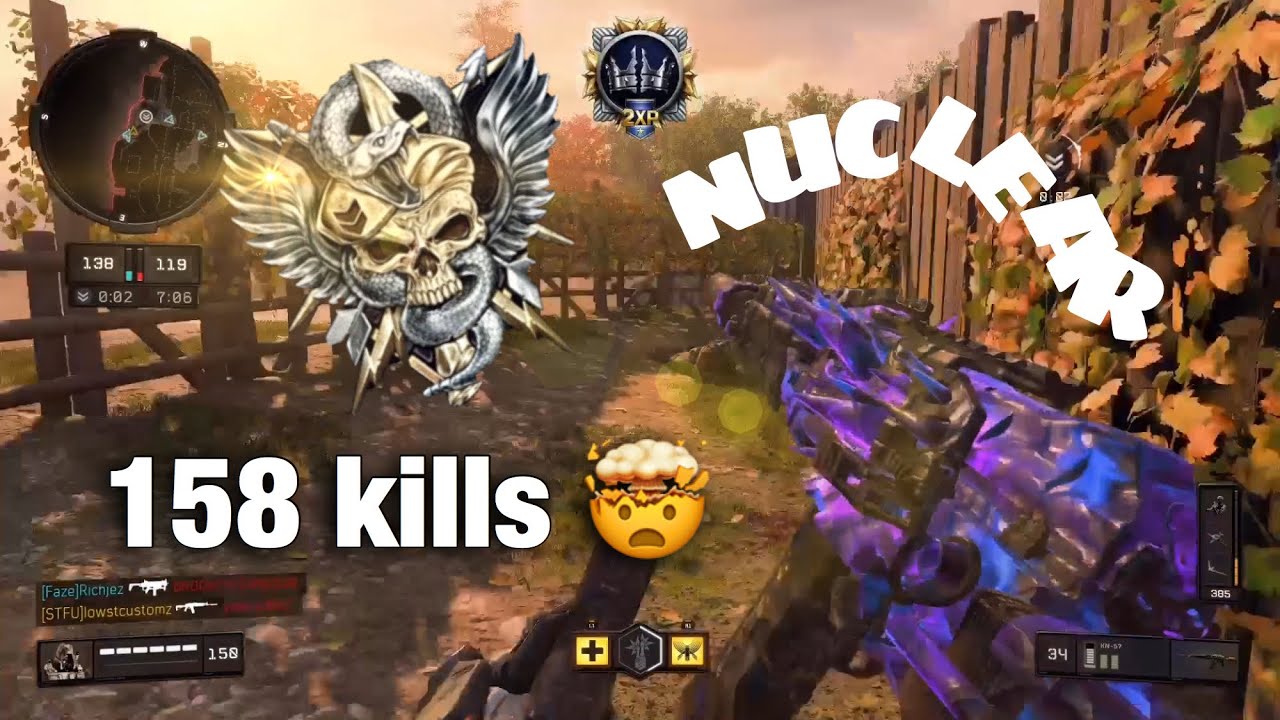 158 KILL NUCLEAR GAME PLAY **CRAZY 🤯** COD BO4