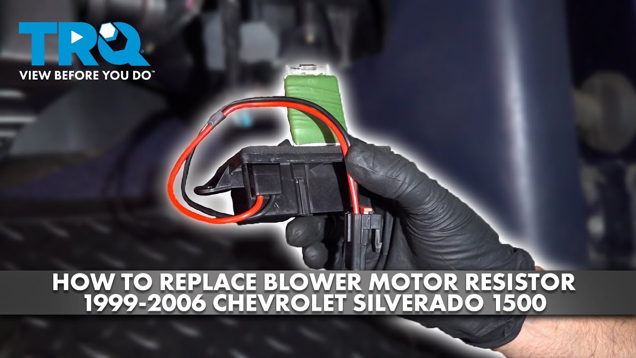 How to Replace Blower Motor Resistor 1999-2006 Chevrolet Silverado 1500