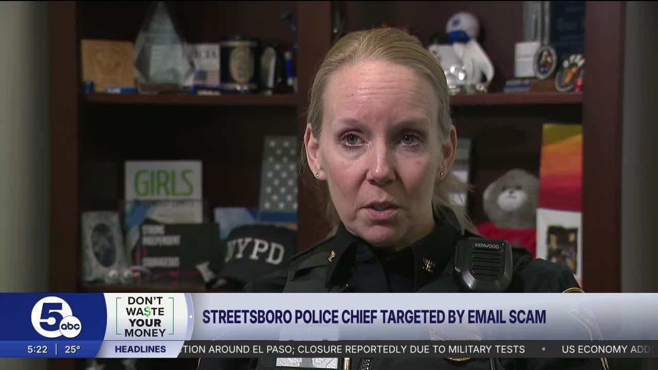 Streetsboro Police Chief targeted by email scam