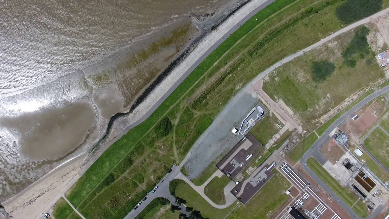 Flug über die Knock (Emden)
