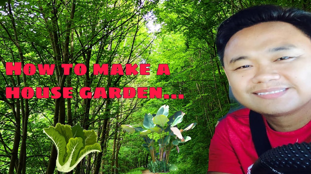 How to make a simple house garden 💐🍄🥀 | Ryan Patenio
