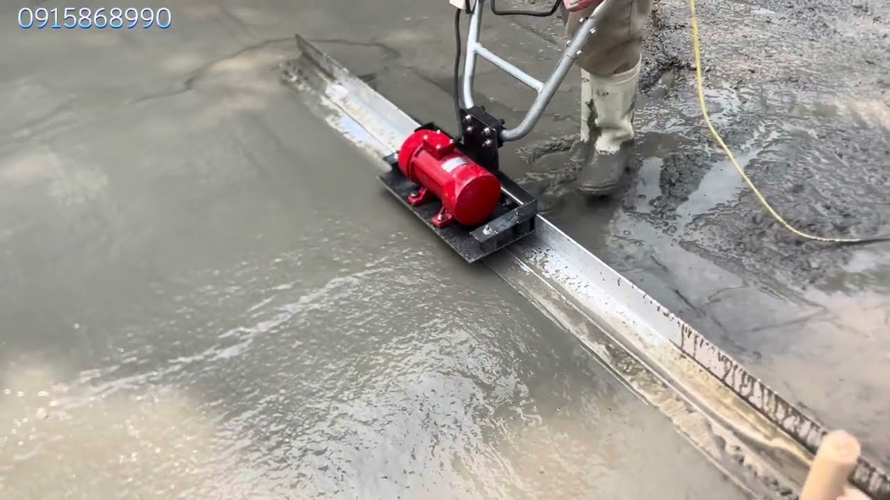 Máy đầm thước gặt bê tông 500w phù hợp với mọi công trình,mọi địa hình