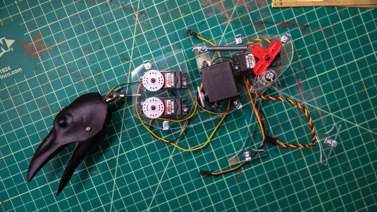 Show and Tell: Animatronic Raven Kit!