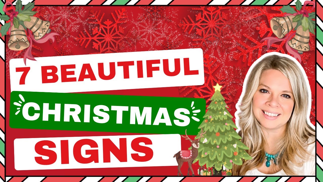 ‼️ HIGH END FARMHOUSE CHRISTMAS SIGN DIYS THAT ARE SURE TO IMPRESS