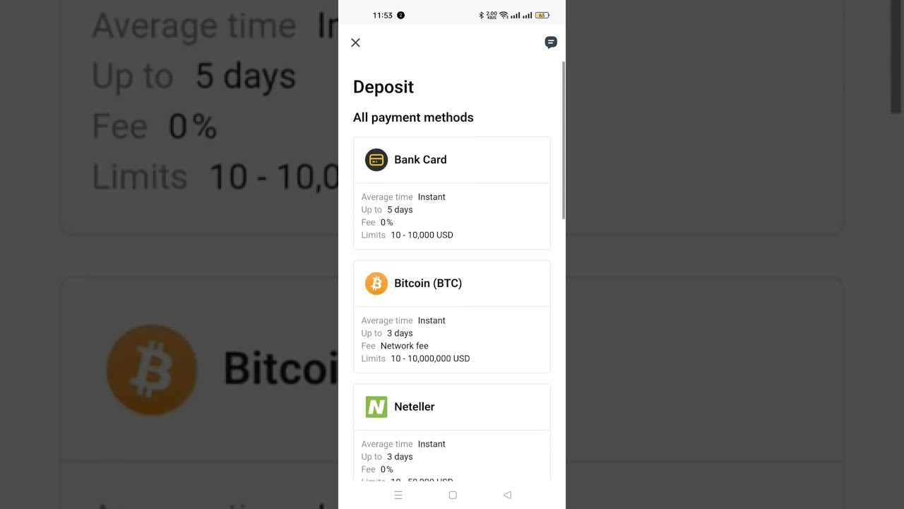 easy local deposit in Exness Account