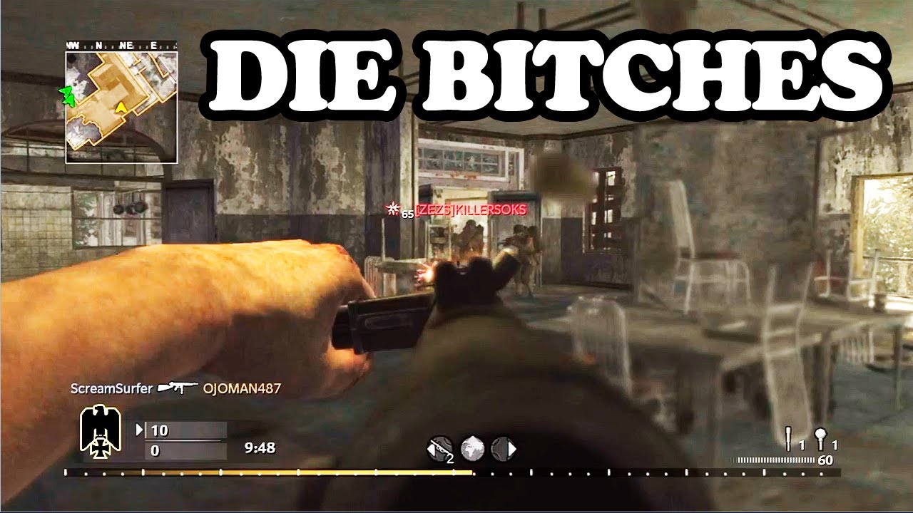 COD World at War - Matando loucos no Hospício [Com. ao vivo]