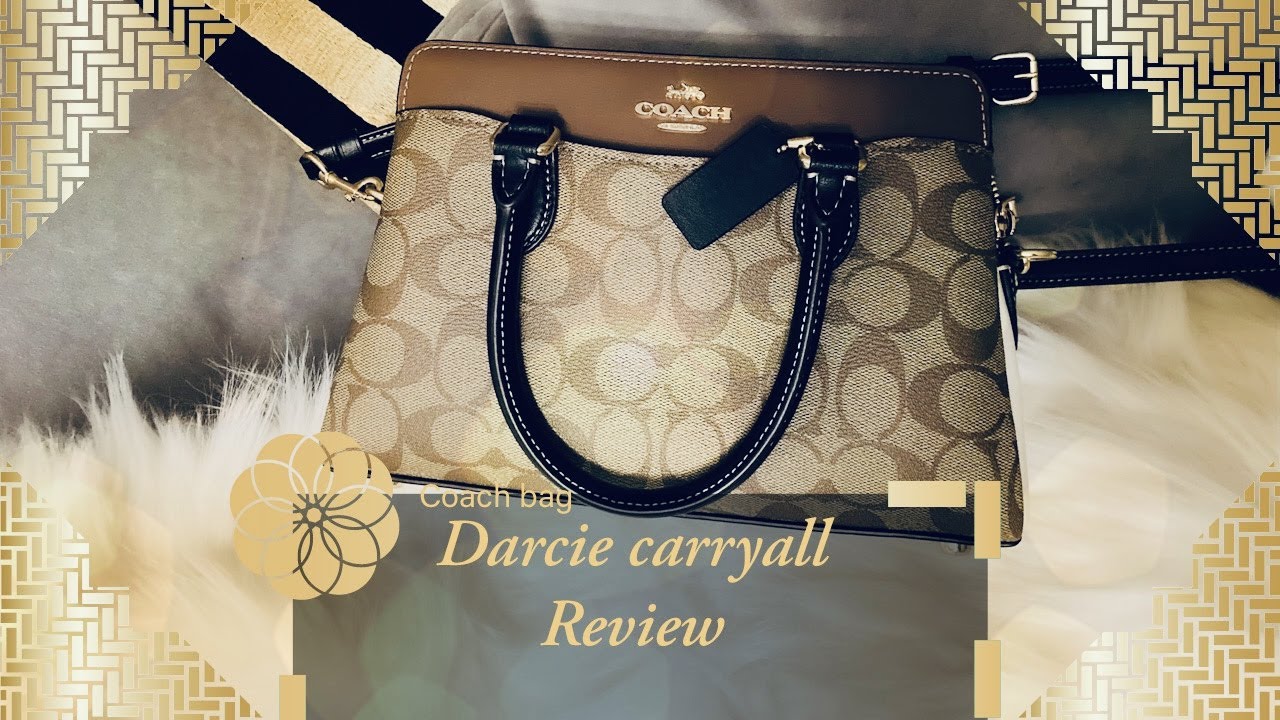 Darcie Carryall in colorblock: COACH purse Review