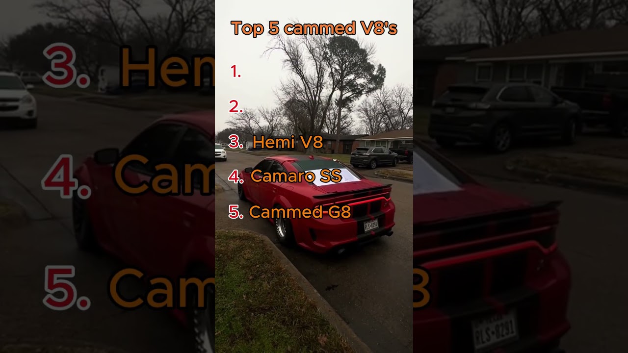 Top 5 Cammed V8's