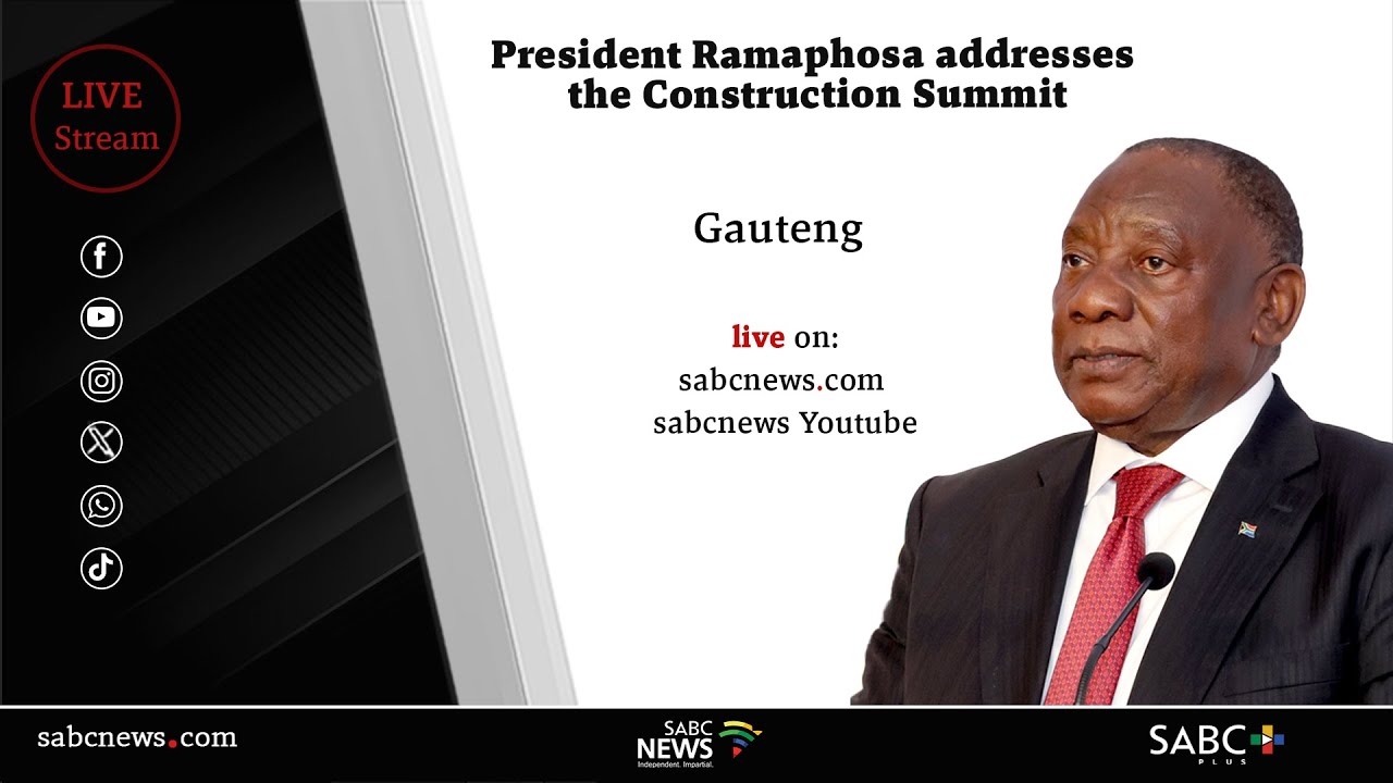 President Ramaphosa addresses the Construction Summit