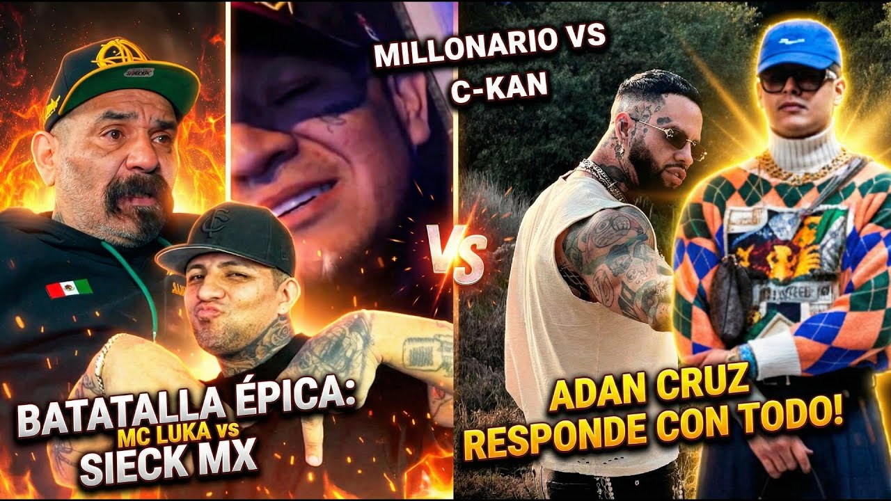 Millonario Se Burl4 De C-kan / Adan Cruz Le Contesta A HADRIAN / Mc Luka Le Tira Con TODO A SIECK