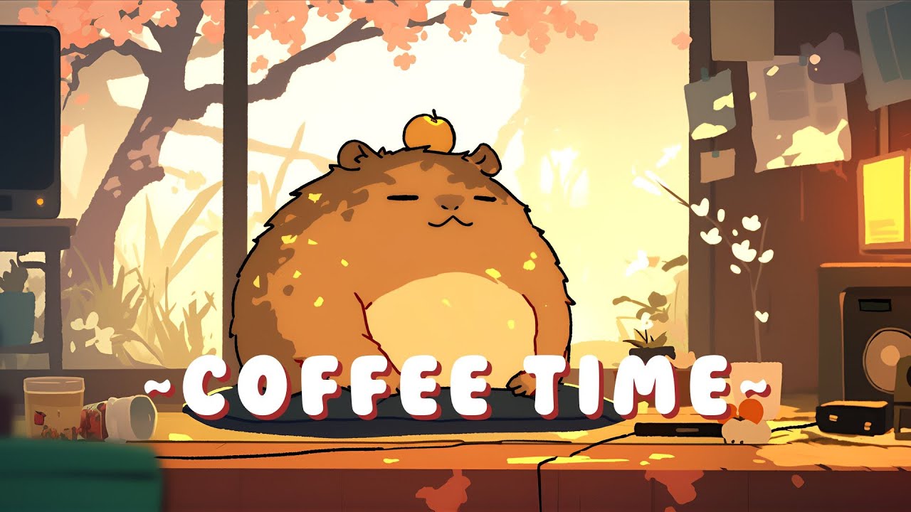 [60 Minutes] Lofi Capybara Radio - Japanese-inspired Lofi Collection ~ Peaceful Moments ~ 🎵 | Non...