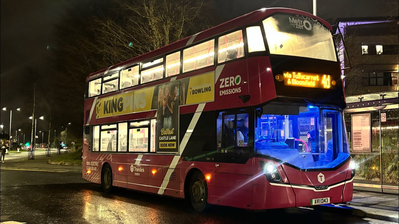 Translink Metro | Wright Streetdeck Electroliner | 3687 (YUI 3787) | 4d to City Centre