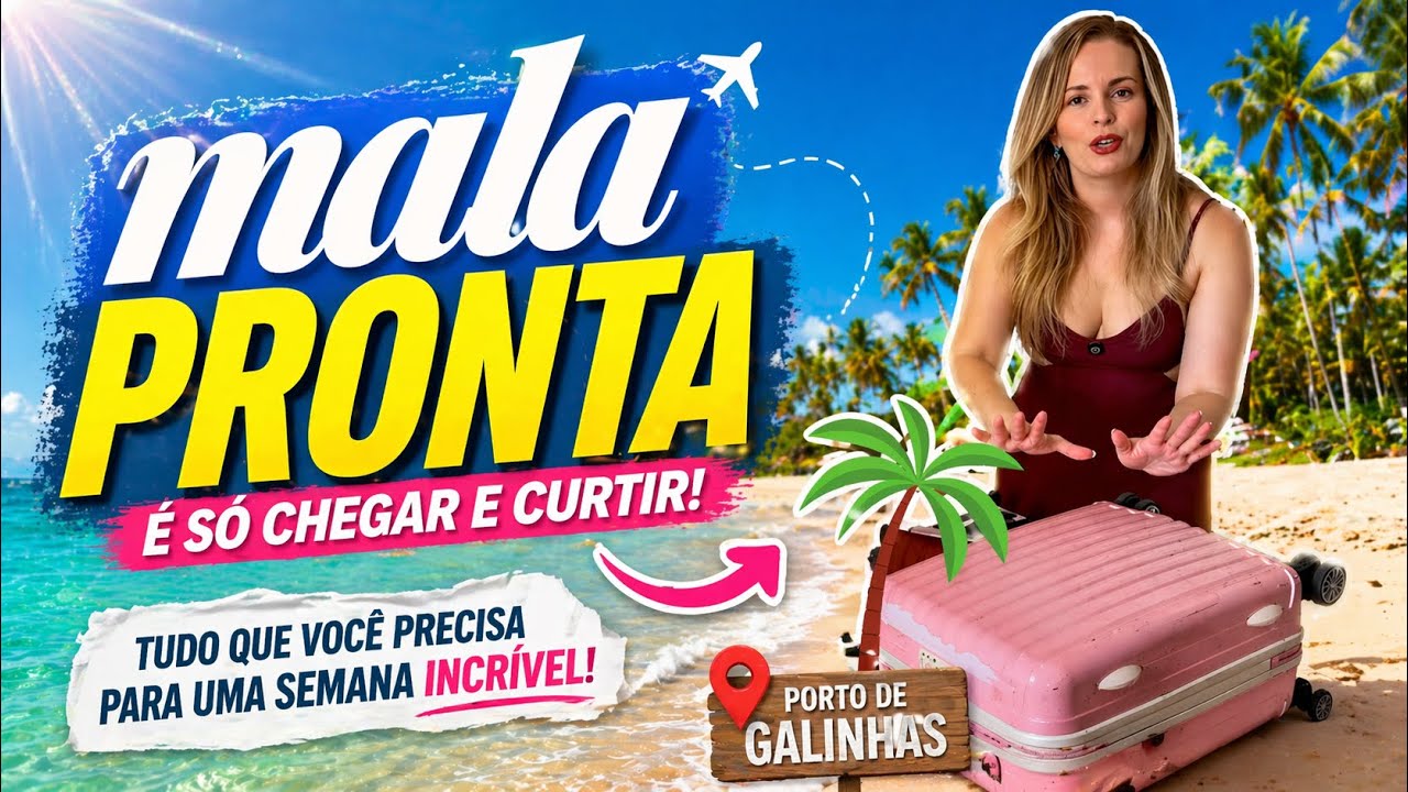 Mala de viagem 🧳✈️ | Como ARRUMAR uma mala para PRAIA e RESORT perfeita - DICAS e TRUQUES! #viagem