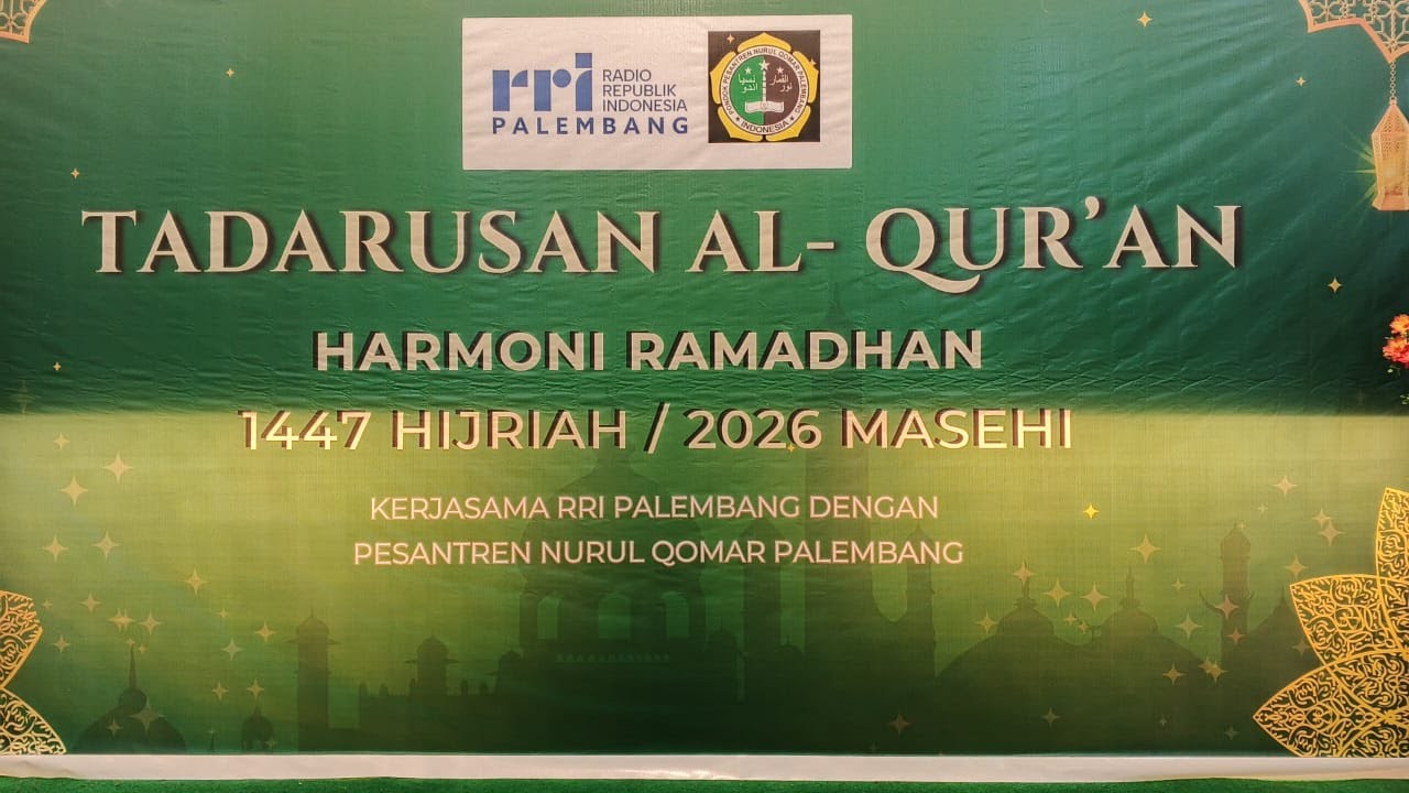 TADARUSAN AL-QUR'AN DARI PONPES NURUL QOMAR JUZ 4 | RRI PALEMBANG