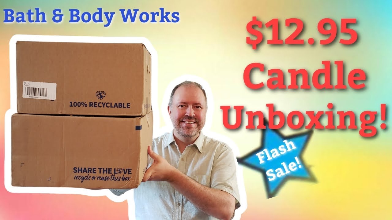 Bath and Body Works Candle Unboxing