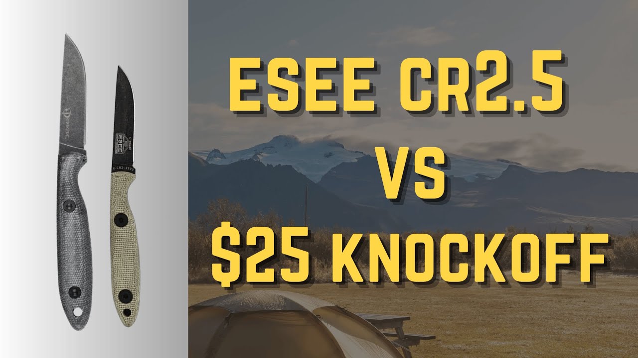 Esee Cr2.5 vs SDOKEDC $25 Chinese Knockoff