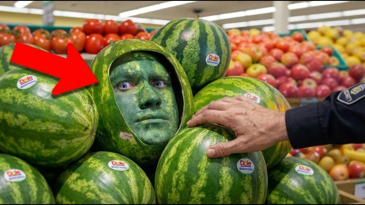 Extreme Camouflage In A Grocery Store Until I Get Caught