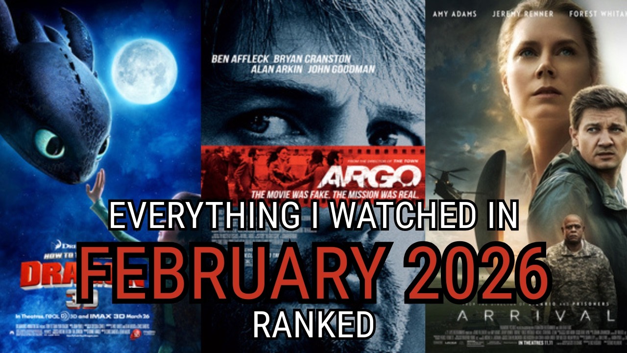 Every *MOVIE I WATCHED IN FEBRUARY 2026* Ranked from BEST to WORST!