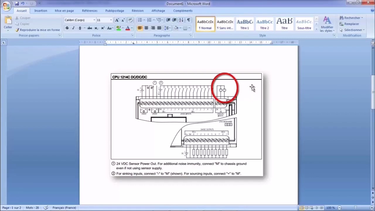 Siemens step 7 : ENTRÉES ANALOGIQUES - PLC (automate programmable industiel)