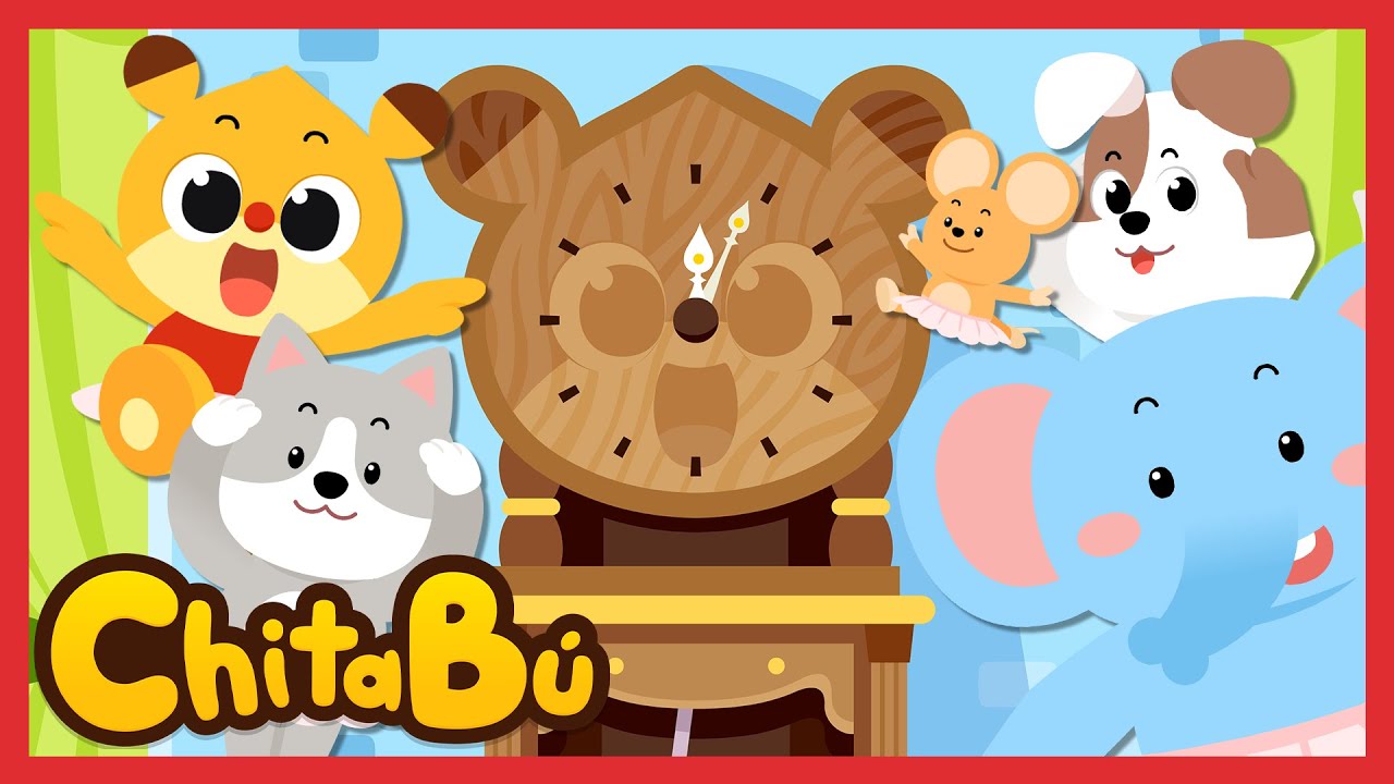 [Nueva Versión] Hickory Dickory Dock  🐘🐭🕰 | Canciones Infantiles | #ChitaBú
