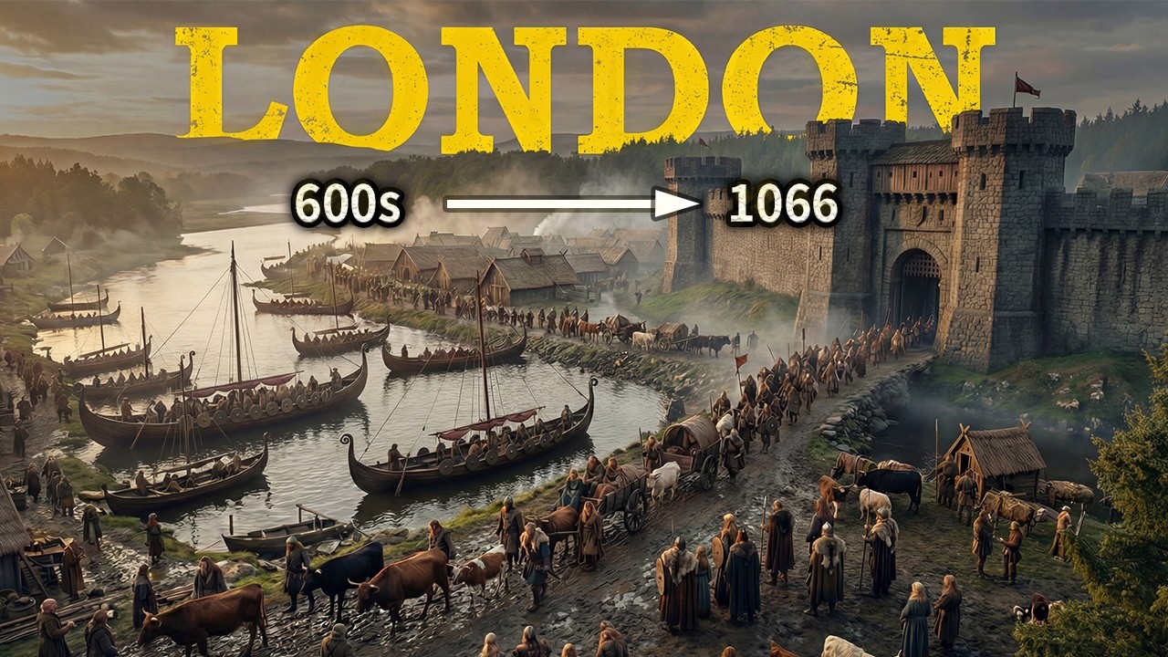 How London Was Formed: The Viking Siege Era (600s-1066)