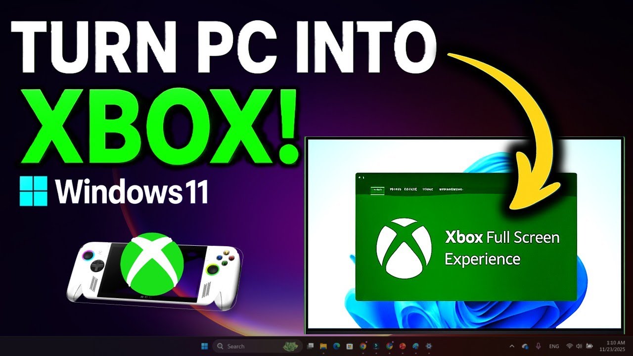 Включите полноэкранный режим Xbox на любом ПК с Windows 11 | Включите режим консоли Xbox
