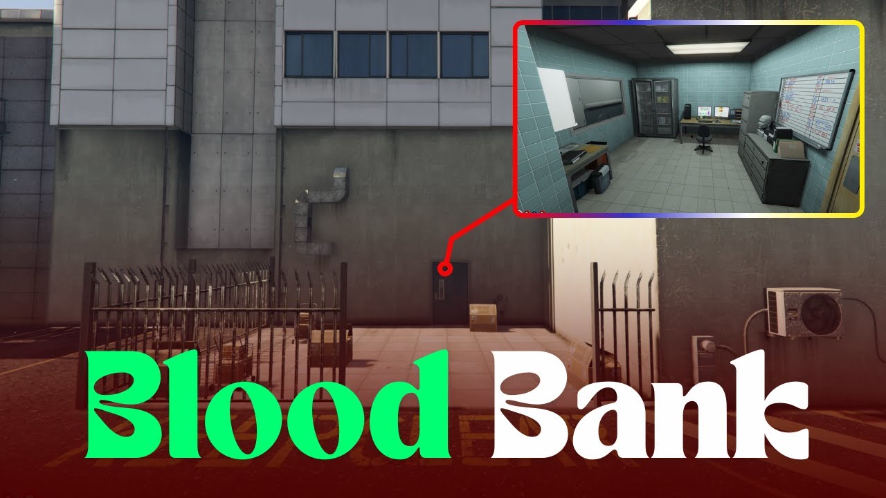 FiveM Blood Bank MLO | Realistic Medical RP Interior | GTA 5 MLO #fivemmlo #gta5mlo