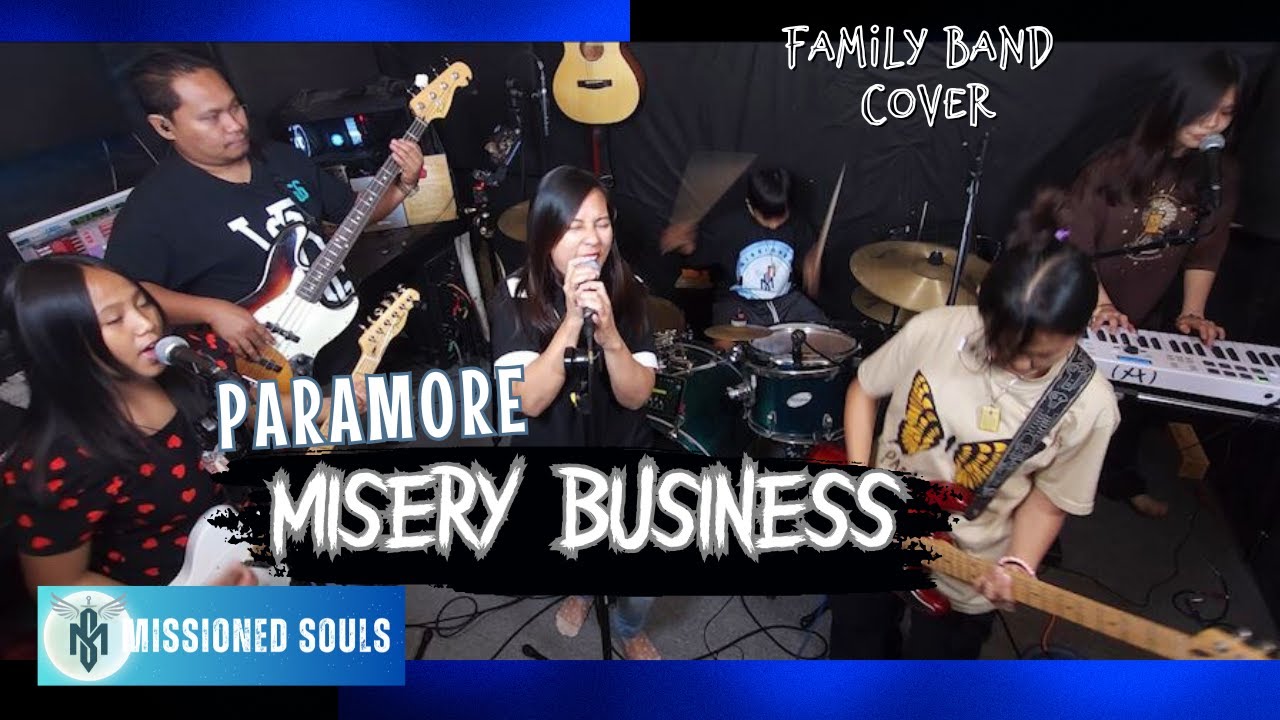 MISERY BUSINESS by Paramore | Missioned Souls | Family band - studio cover