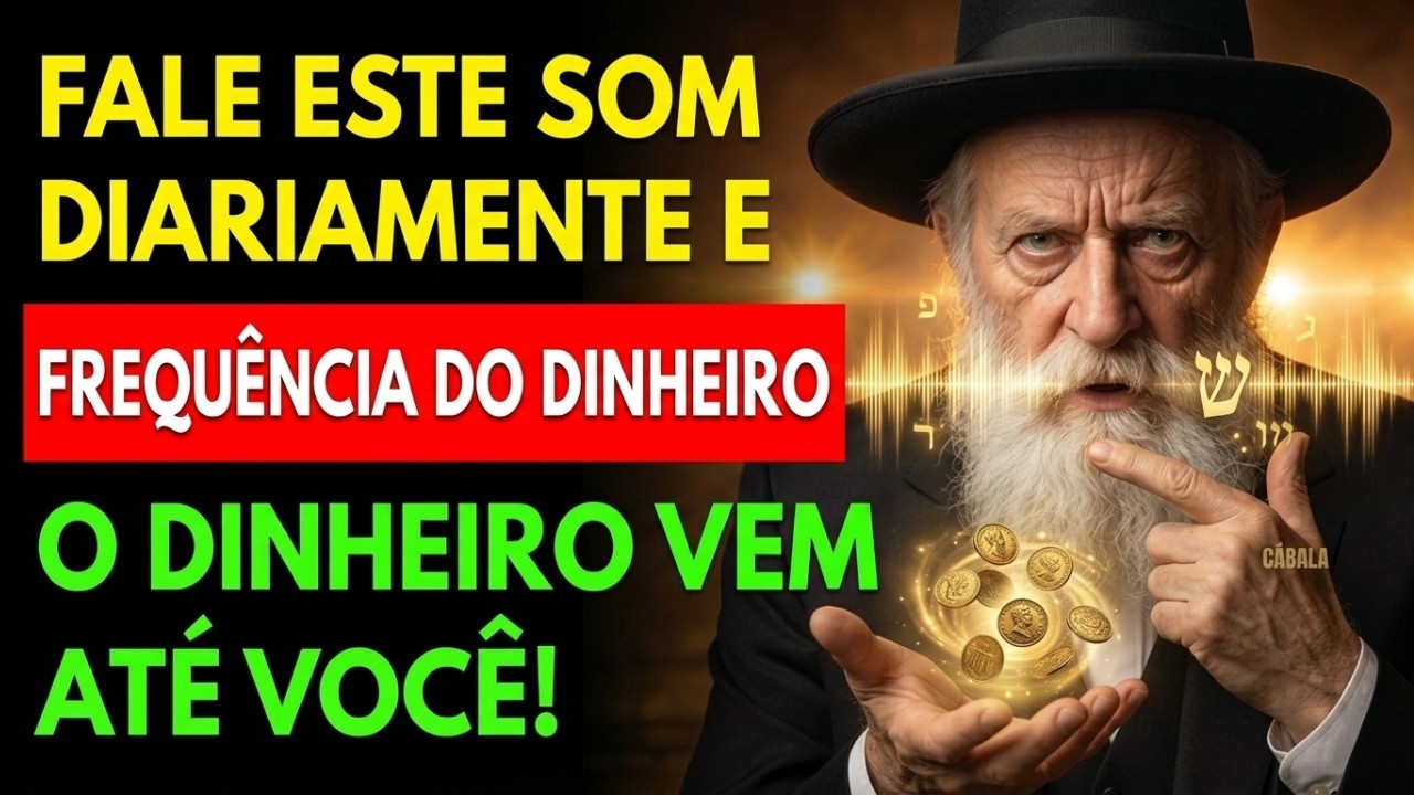 🔴 Rabino revela o som hebraico que ativa a frequência do dinheiro | Cabala