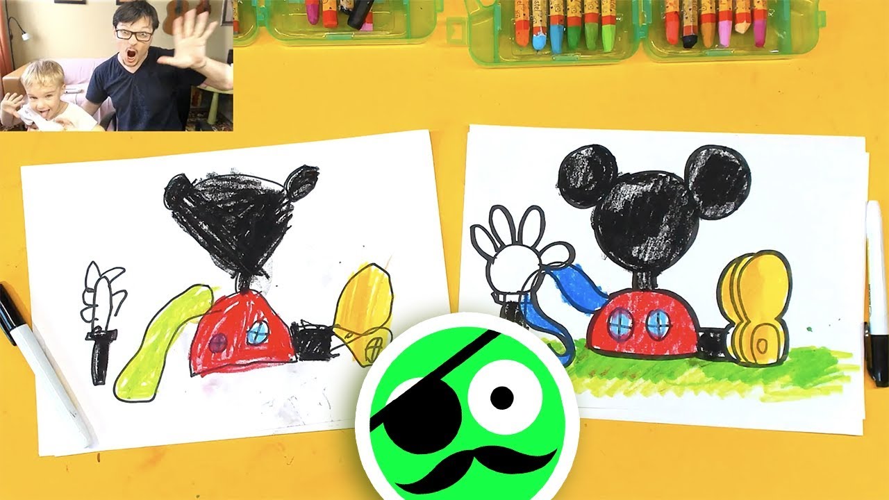 MICKEY MOUSE CLUB HOUSE How to draw THE CLUBHOUSE
