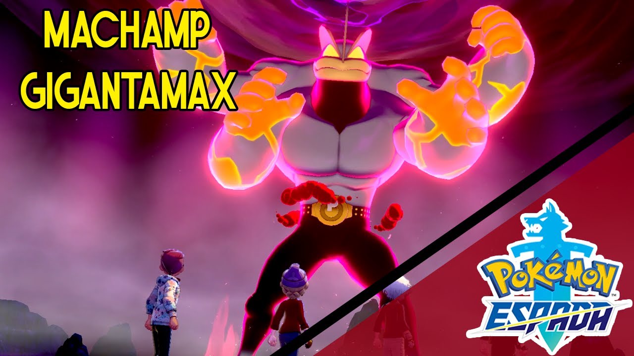 MACHAMP GIGANTAMAX + UBICACIÓN-Pokémon Espada
