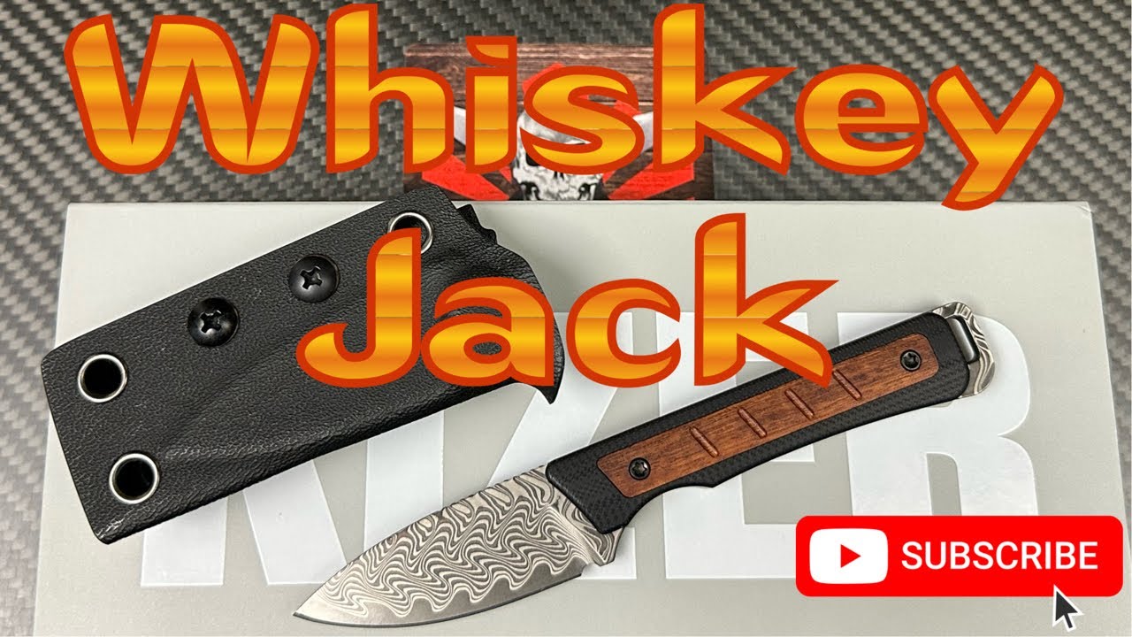Нож Kizer Whiskey Jack Mini с фиксированным лезвием / дизайн Джонатана Стайлса!